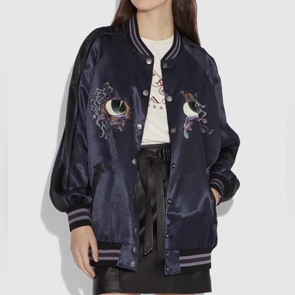 Coach Oversized Limited Edition Souvenir Varsity Jacket Style No. 72540 size 6 - Picture 9 of 9